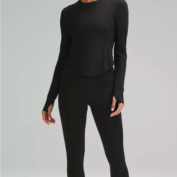 Lululemon UV Protection Fold over Long Sleeve Running Shirt unworn - Picture 3 of 9